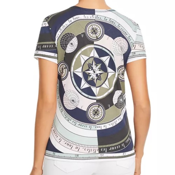 NWOT Tory Burch Louis Printed Tee - Picture 2 of 7
